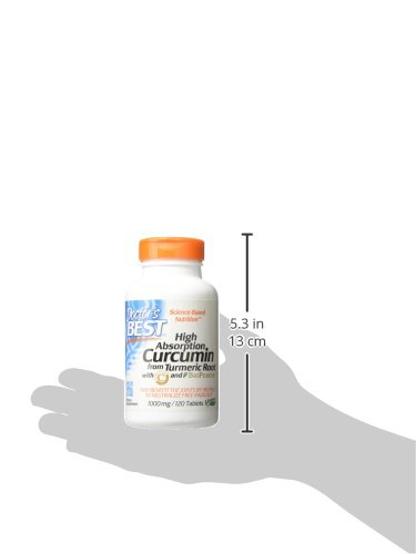 Foto 8 pulgar | Suplemento Doctor's Best Curcumina A Partir De Cúrcuma 1000 Mg 120 T - Venta Internacional.