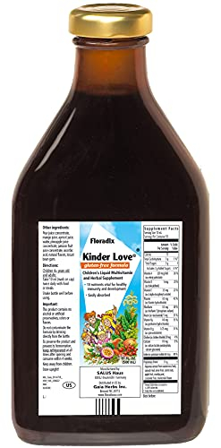Foto 4 pulgar | Multivitamínico Líquido Floradix Kinder Love Vegan 500 Ml - Venta Internacional.