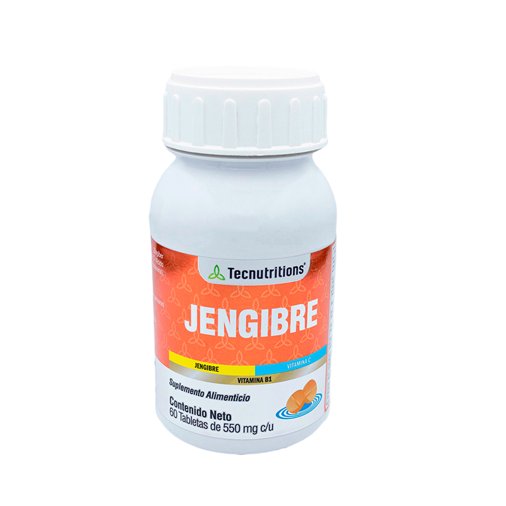Foto 1 | Suplemento Tecnutritions Jengibre 60 Tabletas