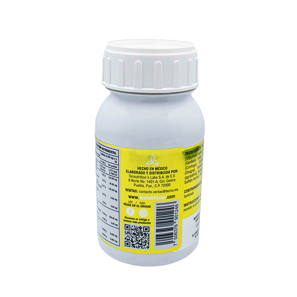 Foto 4 pulgar | Suplemento Tecnutritions Lidya 60 Tabletas
