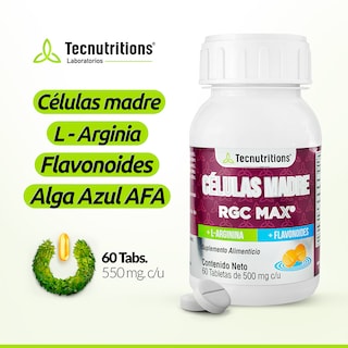 Foto 2 | Suplemento Tecnutritions Células Madre 60 Tabletas