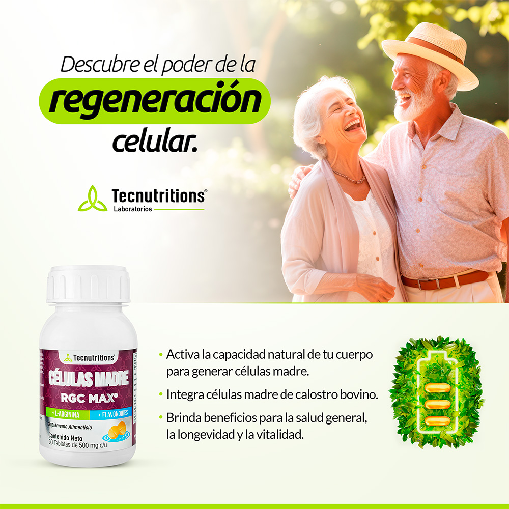Foto 3 | Suplemento Tecnutritions Células Madre 60 Tabletas
