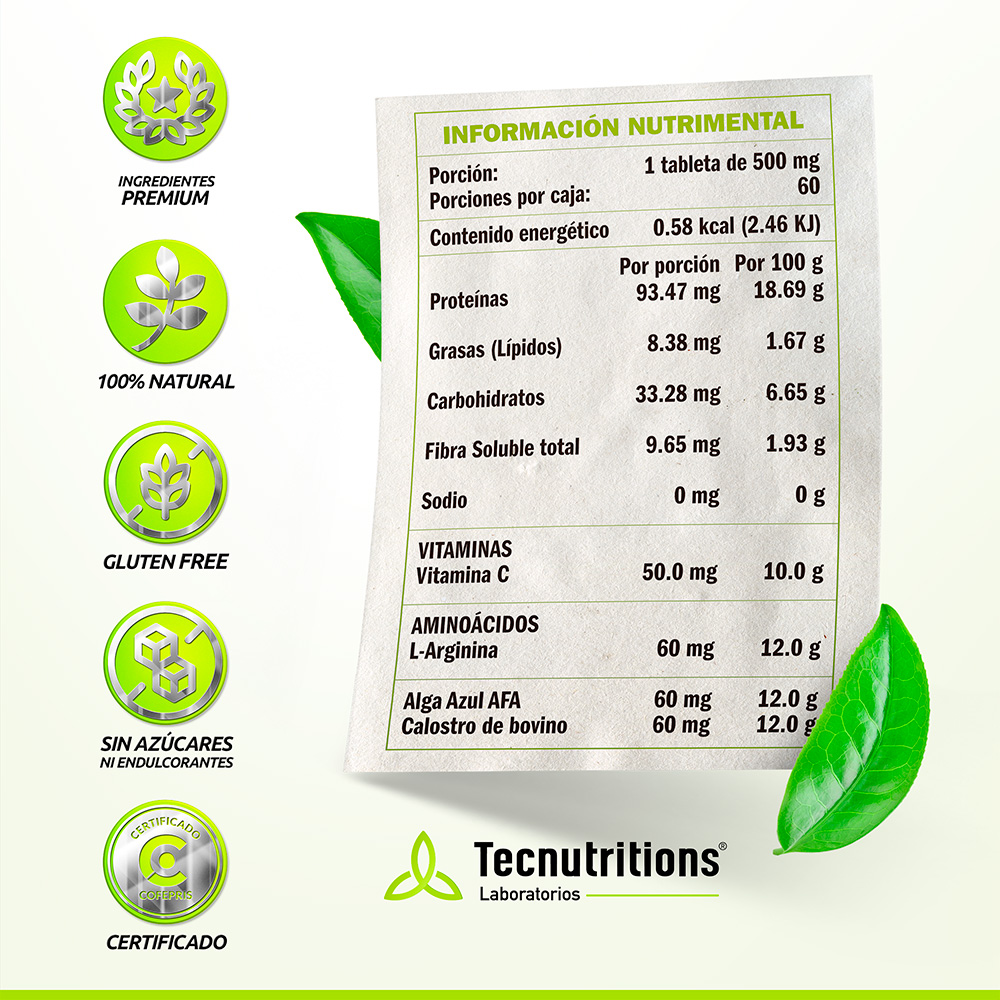 Foto 4 | Suplemento Tecnutritions Células Madre 60 Tabletas
