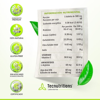 Foto 4 | Suplemento Tecnutritions Células Madre 60 Tabletas