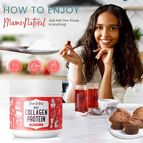 Foto 5 | Proteína De Colágeno En Polvo Mama Natural Multi Type I Ii Iii Iv  - Venta Internacional.
