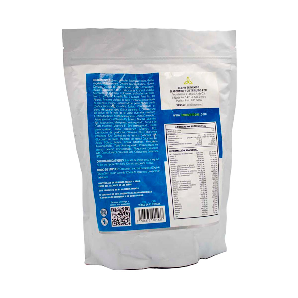 Foto 3 pulgar | Suplemento Tecnutritions Slim
