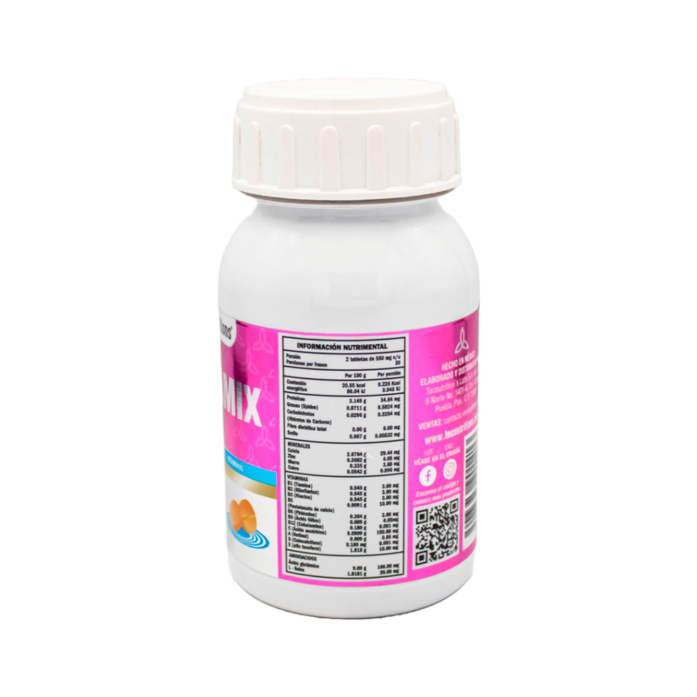 Foto 3 pulgar | Suplemento Tecnutritions W-vitamix