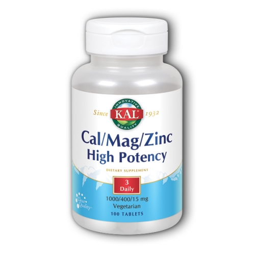 Foto 2 pulgar | Suplemento Kal Cal/Mag/Zinc de Alta Potencia 2 Frascos de 100 Comprimidos C/U - Venta Internacional