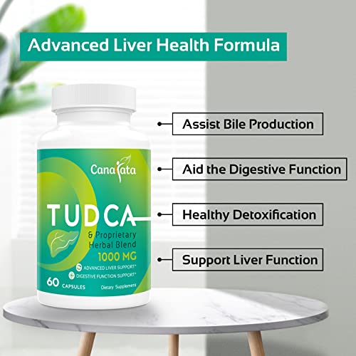 Foto 7 pulgar | Suplementos Canarata Tudca Liver Support 1000 mg 60 Cápsulas - Venta Internacional