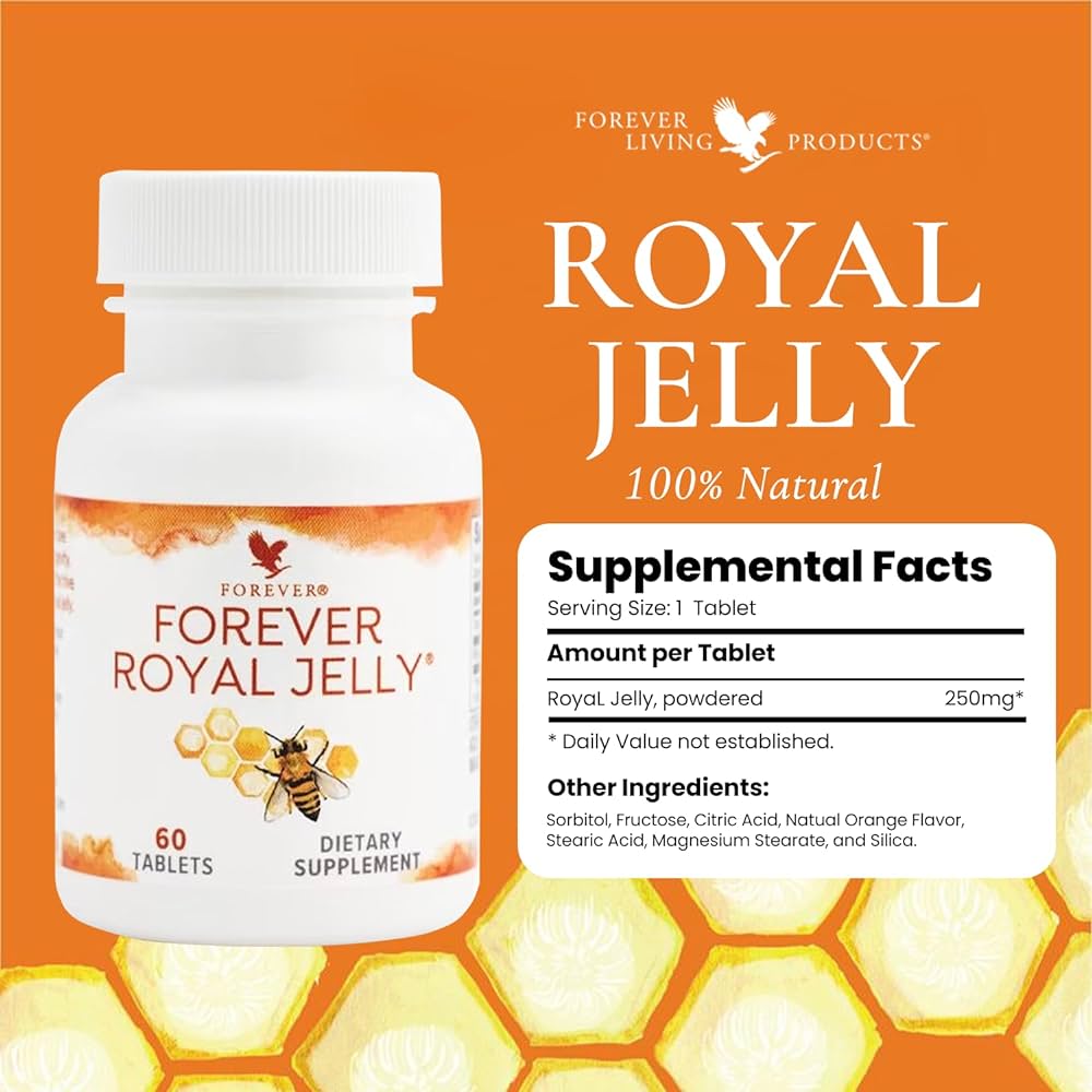 Foto 3 pulgar | Jalea Real Natural Forever Living Products 60 Tabletas