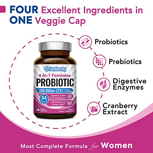 Foto 4 pulgar | Surebounty Probiotics 30 Cápsulas - Venta Internacional