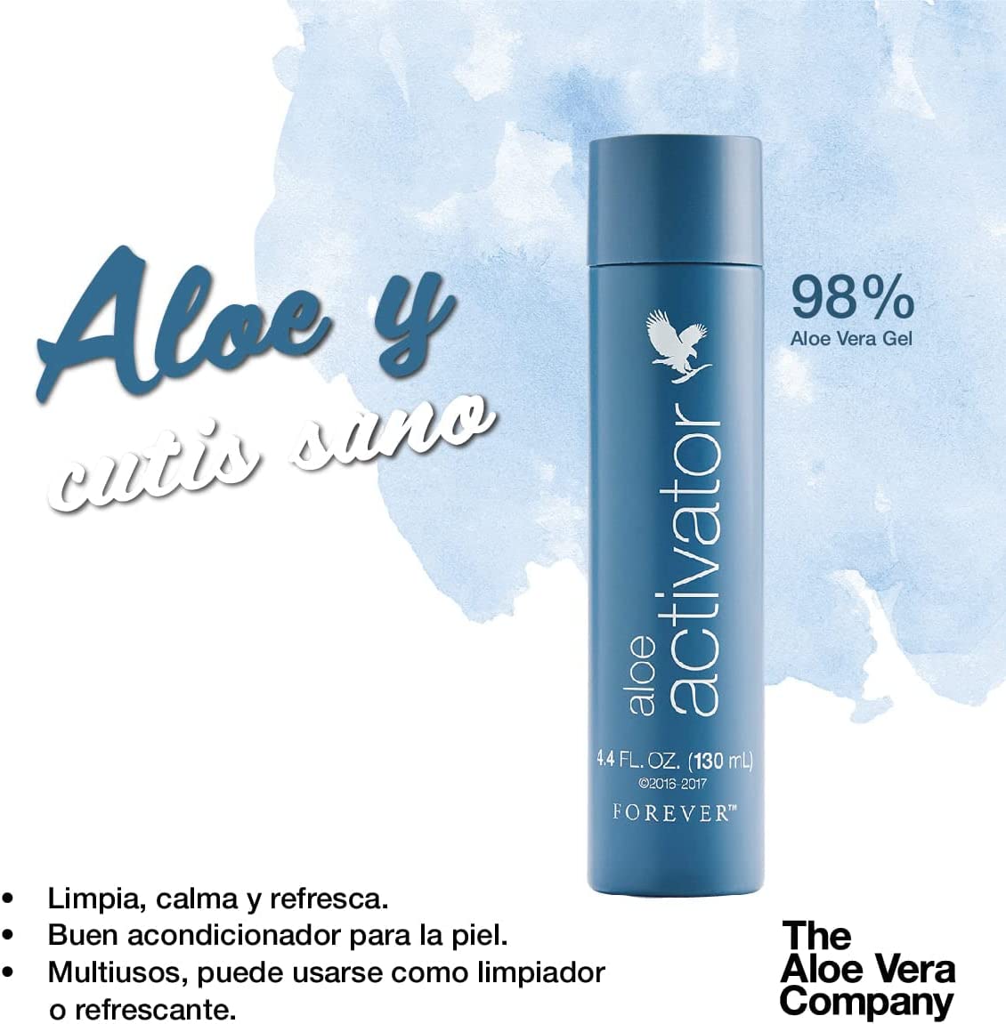 Foto 3 pulgar | Loción para Ojos y Cara Forever Living Aloe Activador 130 ml