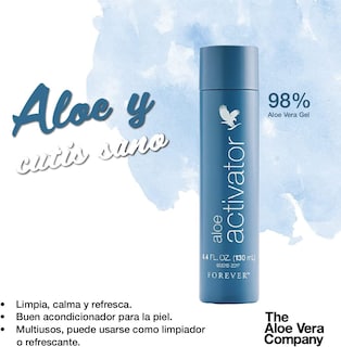 Foto 2 | Loción para Ojos y Cara Forever Living Aloe Activador 130 ml