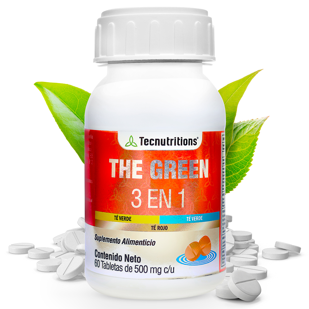 Foto 2 pulgar | Suplemento Tecnutritions The Green 3 en 1
