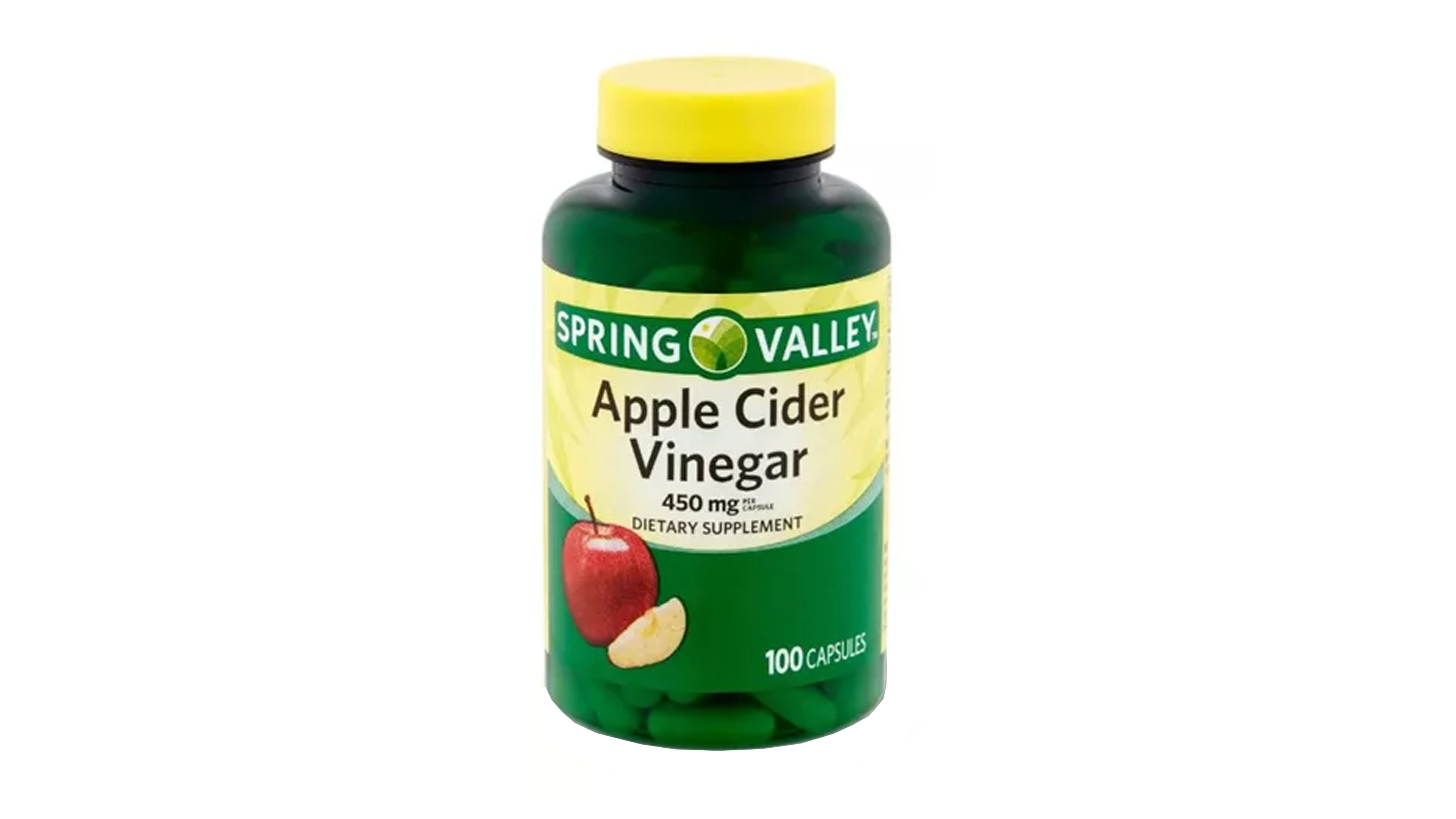 Foto 2 pulgar | Vinagre de Sidra de Manzana 450mg Spring Valley 100 Cápsulas
