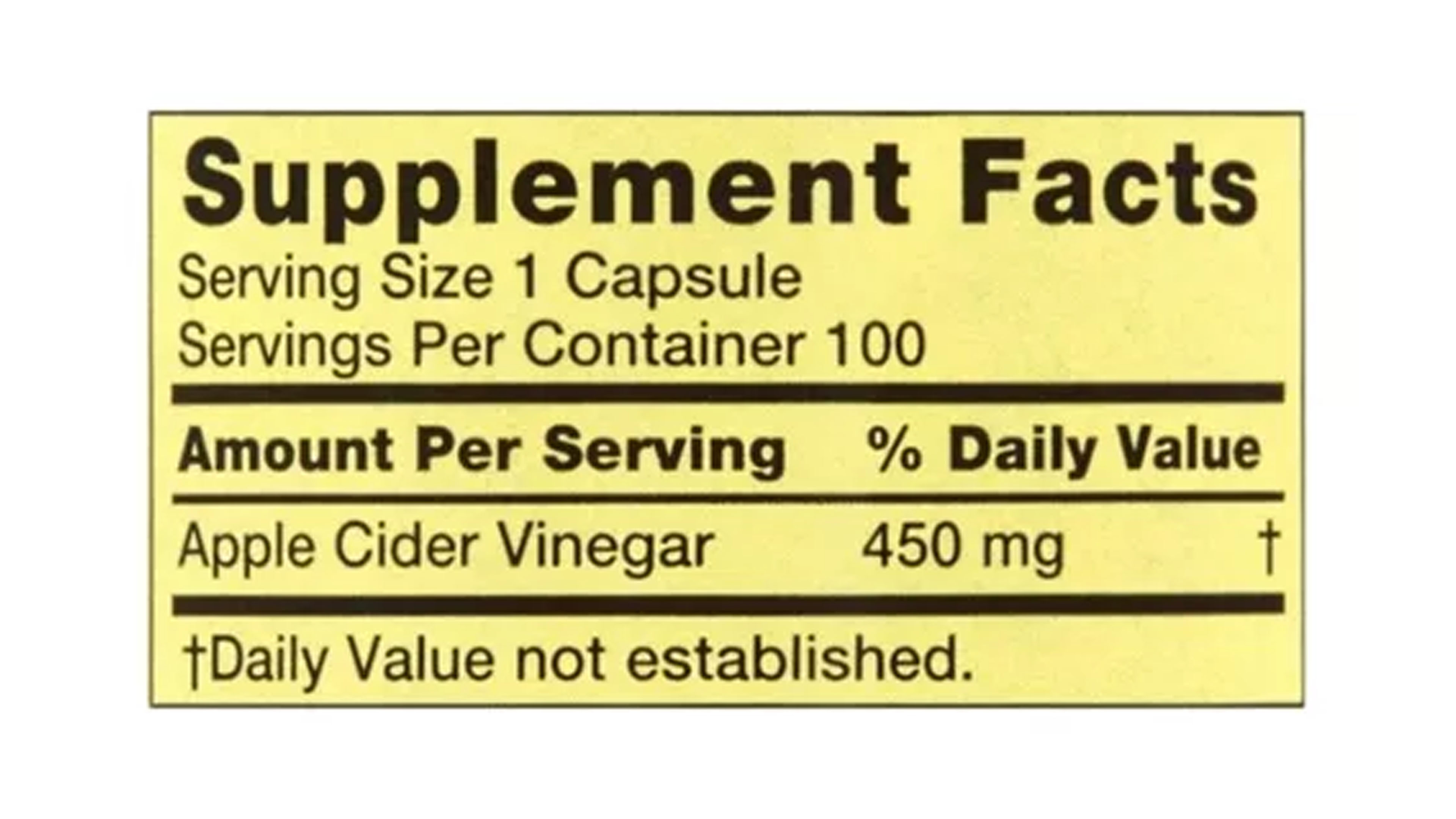 Foto 3 pulgar | Vinagre de Sidra de Manzana 450mg Spring Valley 100 Cápsulas