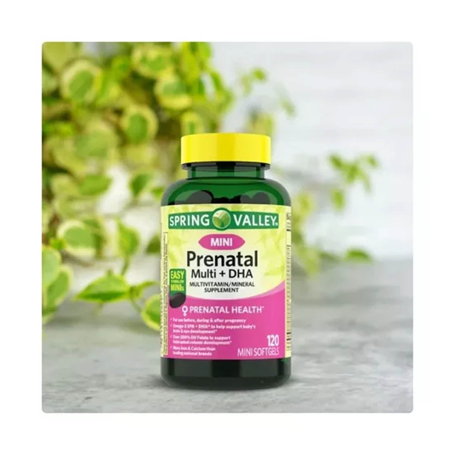 Foto 4 pulgar | Multivitamínico Prenatal + Dha Spring Valley  120 Softgels + Zinc