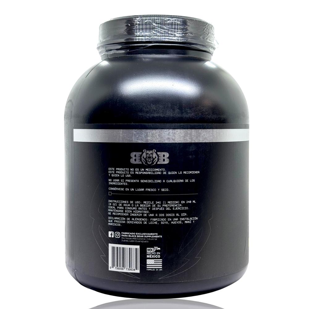 Foto 5 pulgar | Proteína Zero Carbs 2.2 Kg Vainilla 65 Serv Isolatada Blackbear
