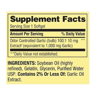 Foto 2 | Extracto de Ajo 100mg Spring Valley 200 Softgels Garlic