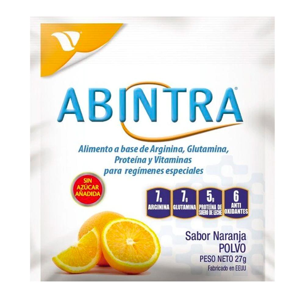 Foto 2 pulgar | Suplemento Abintra Sabor Naranja 27 g