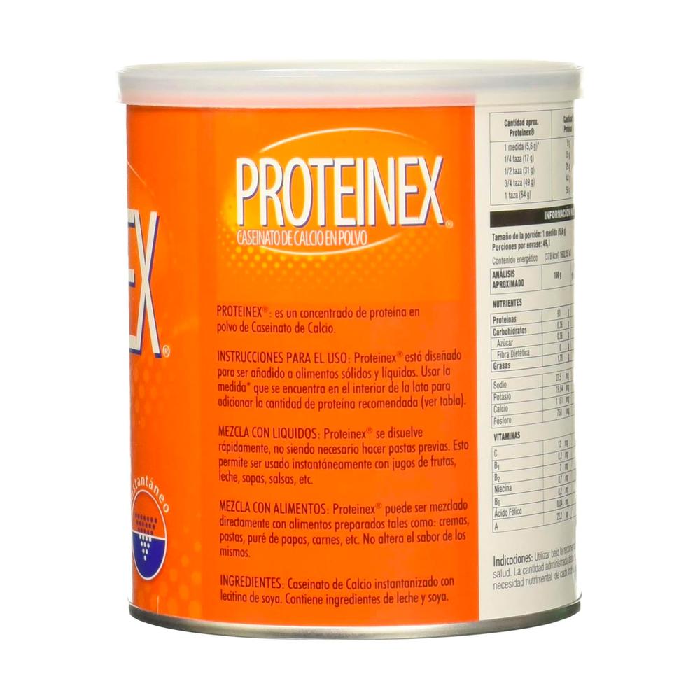 Foto 3 pulgar | Suplemento Proteinex Caseinato de Calcio 275 Gr