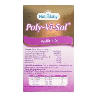 Foto 2 | Multivitamínico Poly-Vi-Sol Pediátrico 50 ml
