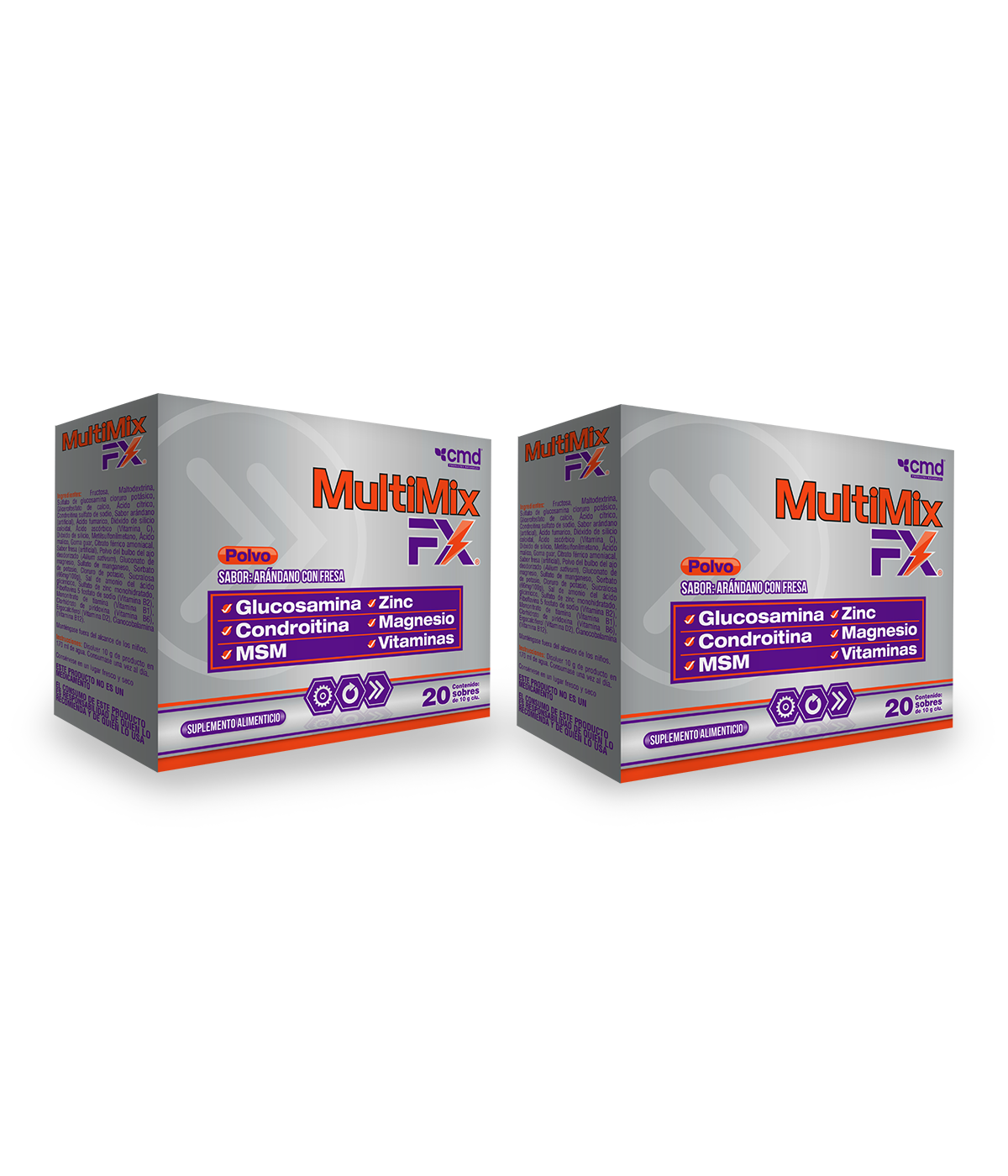 Foto 1 | Multimix Fx CMD Laboratorio Vitaminas Y Minerales 20 Sobres