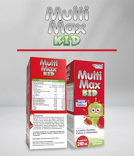 Foto 4 | Multimax Kid CMD Laboratorio Licina Inositol y Complejo B con Jarabe 240 ml