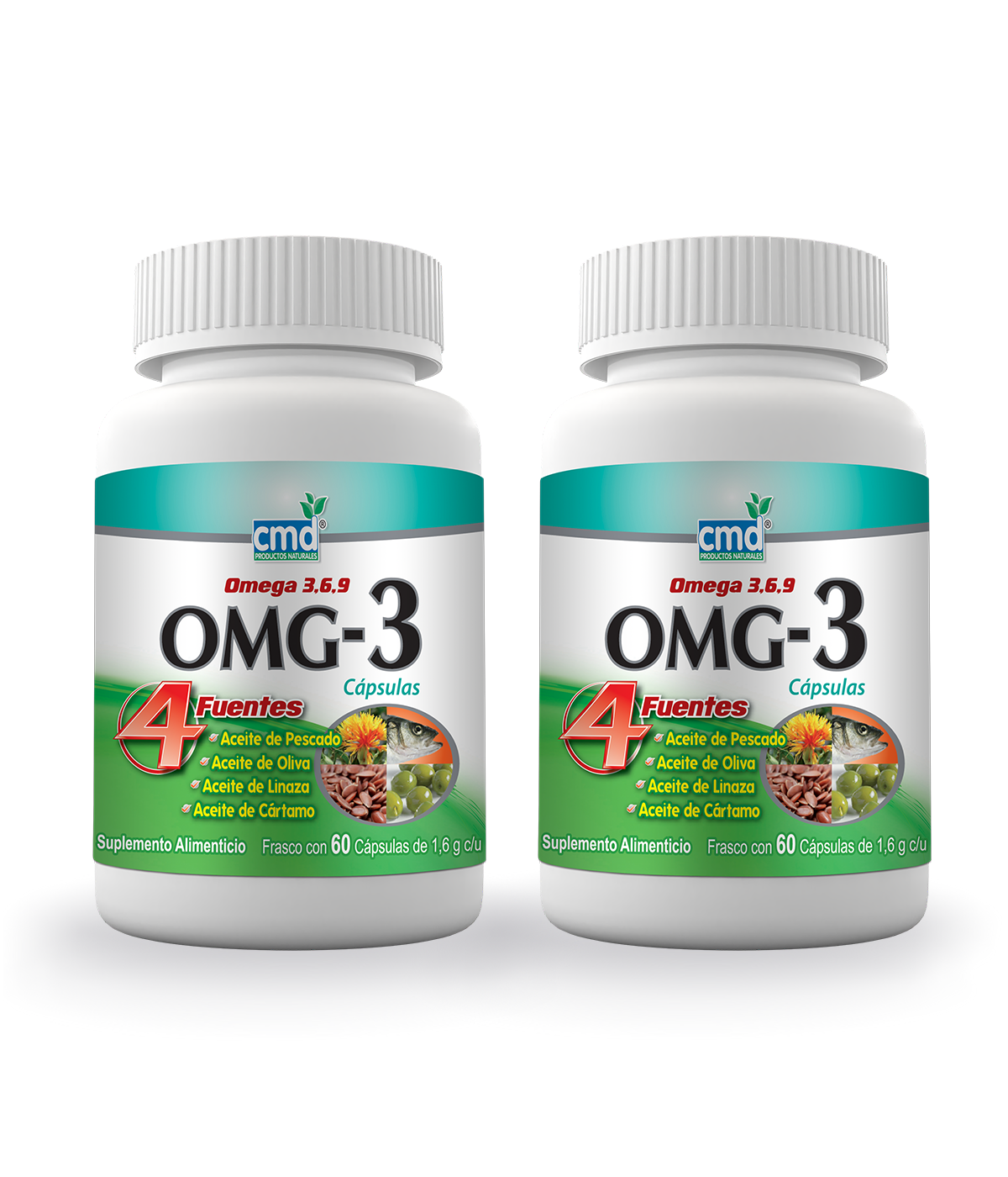 Foto 1 | Omg 3 CMD Laboratorio Omega 3, 6 Y 9 con 60 Cápsulas