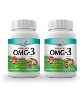 Foto 1 | Omg 3 CMD Laboratorio Omega 3, 6 Y 9 con 60 Cápsulas