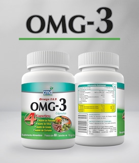 Foto 4 | Omg 3 CMD Laboratorio Omega 3, 6 Y 9 con 60 Cápsulas