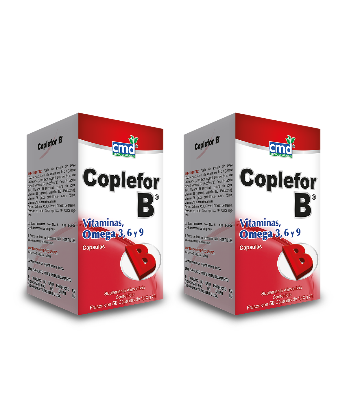 Foto 2 pulgar | Coplefor B Duo Omega 3/6 Y 9 Complejo B Con 50 Cápsulas