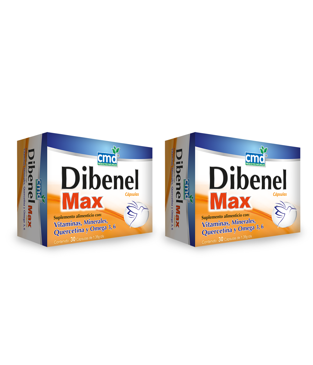 Foto 1 | Dibenel Max Dúo Vitaminas Minerales Quercetina Y Omegas 3 Y 6 Con 30 Cápsulas
