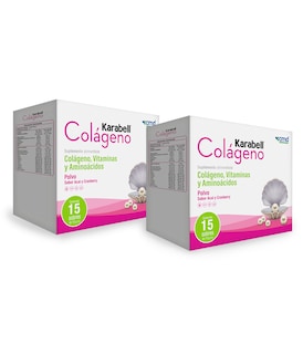 Foto 1 | Karabell Colágeno Dúo Vitaminas Y Aminoácidos Con 15 Sobres