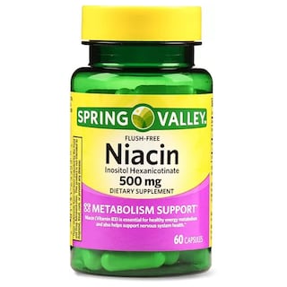 Foto 1 | Niacina Spring Valley 500 mg 60 Cápsulas