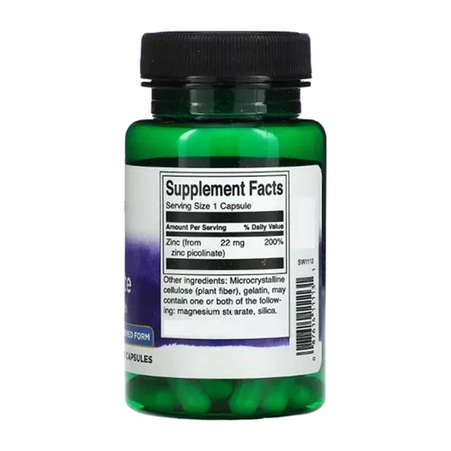 Foto 4 pulgar | Zinc Picolinato Swanson 60 Cápsulas de 22 mg C/U