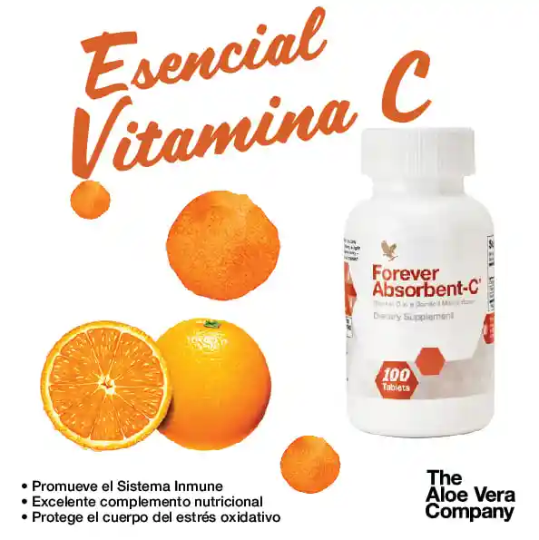 Foto 3 pulgar | Suplemento Forever Absorbent C Suplemento de Vit C Miel y Salvado By Forever Living
