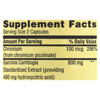 Foto 2 | Garcinia Cambogia 800mg Spring Valley 90 Capsulas