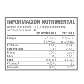 Foto 2 | Colágeno Hidrolizado en Polvo Life180 Sabor Naranja 450gr 5gr de Colágeno por Porción con 30 Porciones