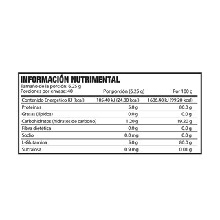 Foto 3 | L-glutamina Life180 en Polvo Sabor Ponche de Frutas 360gr 40 Porciones de 5gr