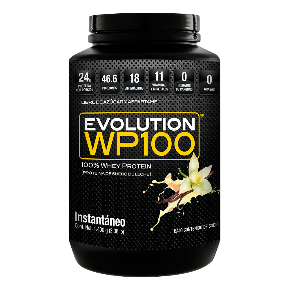 Foto 2 pulgar | Proteína Evolution Wp100 sabor Vainilla de 1400 g