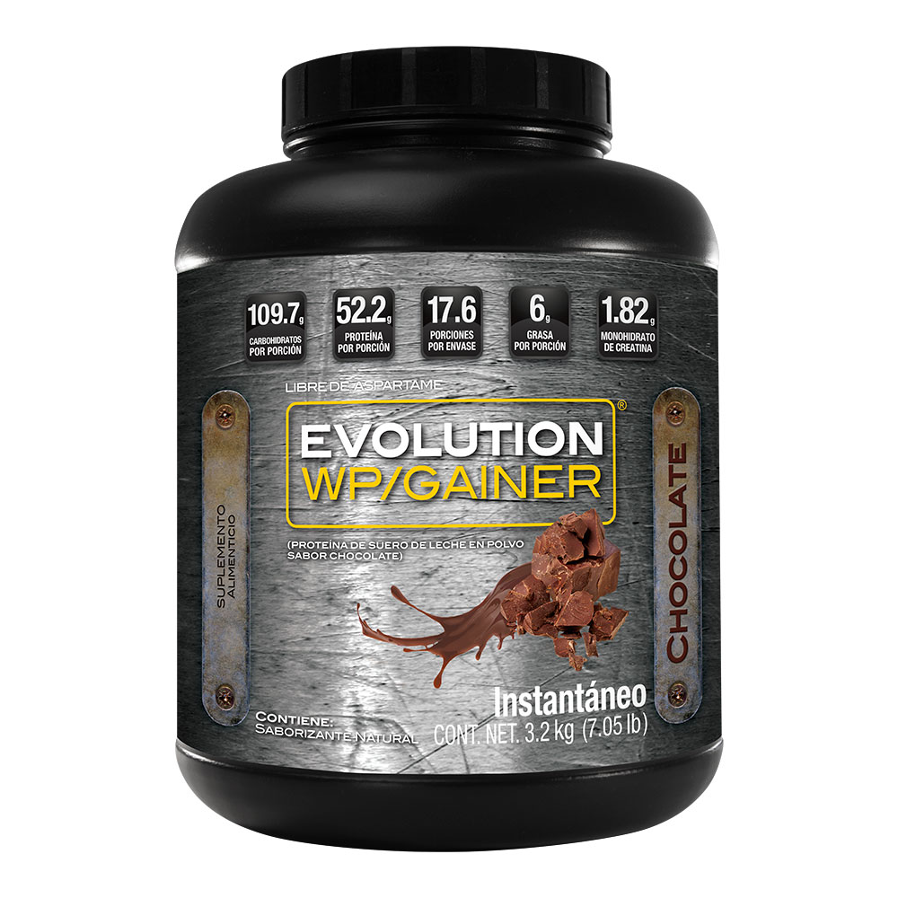 Proteína Gainer Evolution Wp sabor Chocolate de 3200 g