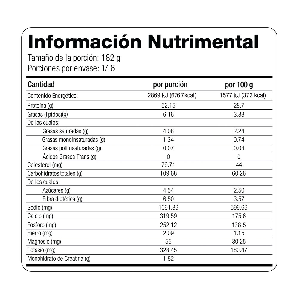 Foto 4 pulgar | Proteína Gainer Evolution Wp sabor Chocolate de 3200 g