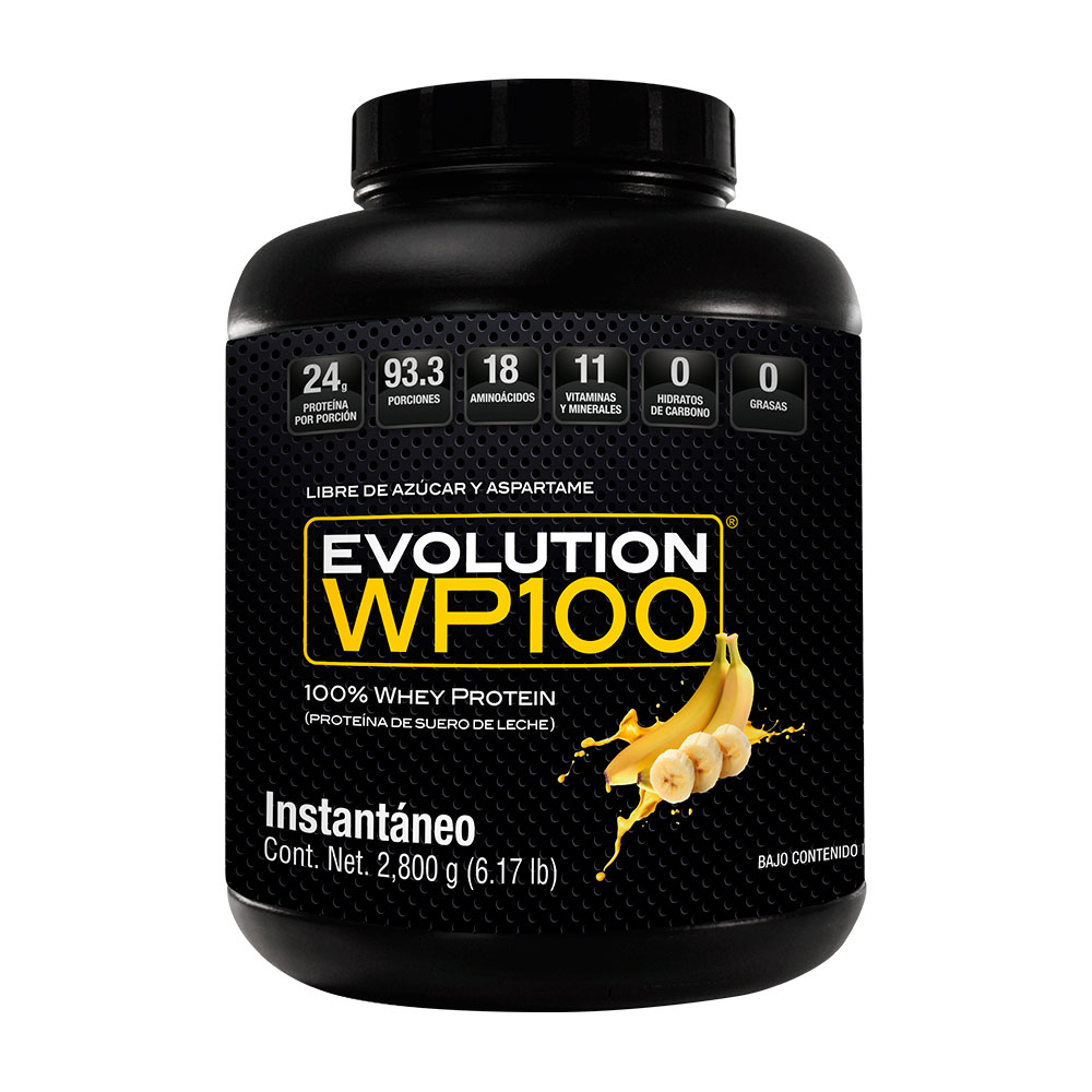 Foto 2 pulgar | Proteína Evolution Wp100 Sabor Plátano de 2800 g