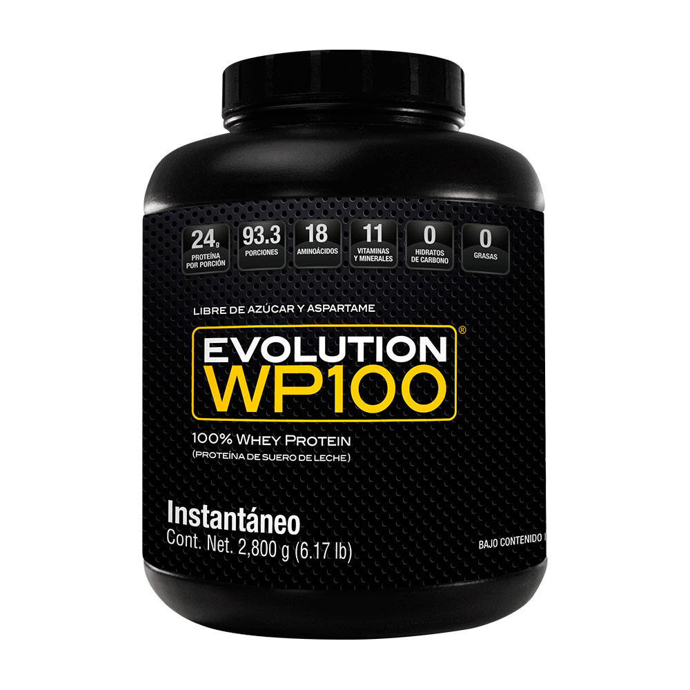 Proteína Evolution Wp100 Sabor Natural 2800 g $1,885