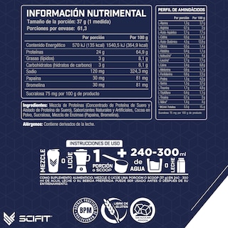 Foto 2 | Proteína Whey Scifit Sabor a Helado de Chocolate Suizo de 24 g