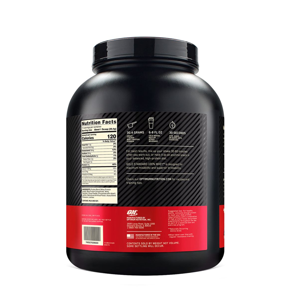 Foto 3 pulgar | Proteína 100% Whey Gold Optimum Nutrition Cookies & Cream