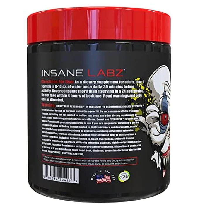 Foto 4 pulgar | Oxido Nítrico Pre Entreno Watermelon Insane Labz Psychotic