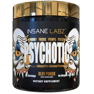 Foto 1 | Pre Entreno Psychotic Gold Insane Labz Oxido Nítrico 35 Servicios Blue Punch
