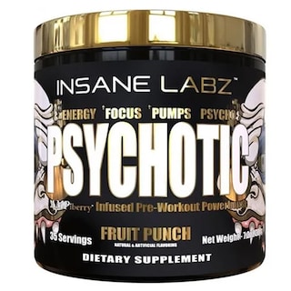 Foto 1 | Pre Entreno Psychotic Gold Insane Labz Oxido Nítrico 35 Servicios Fruit Punch